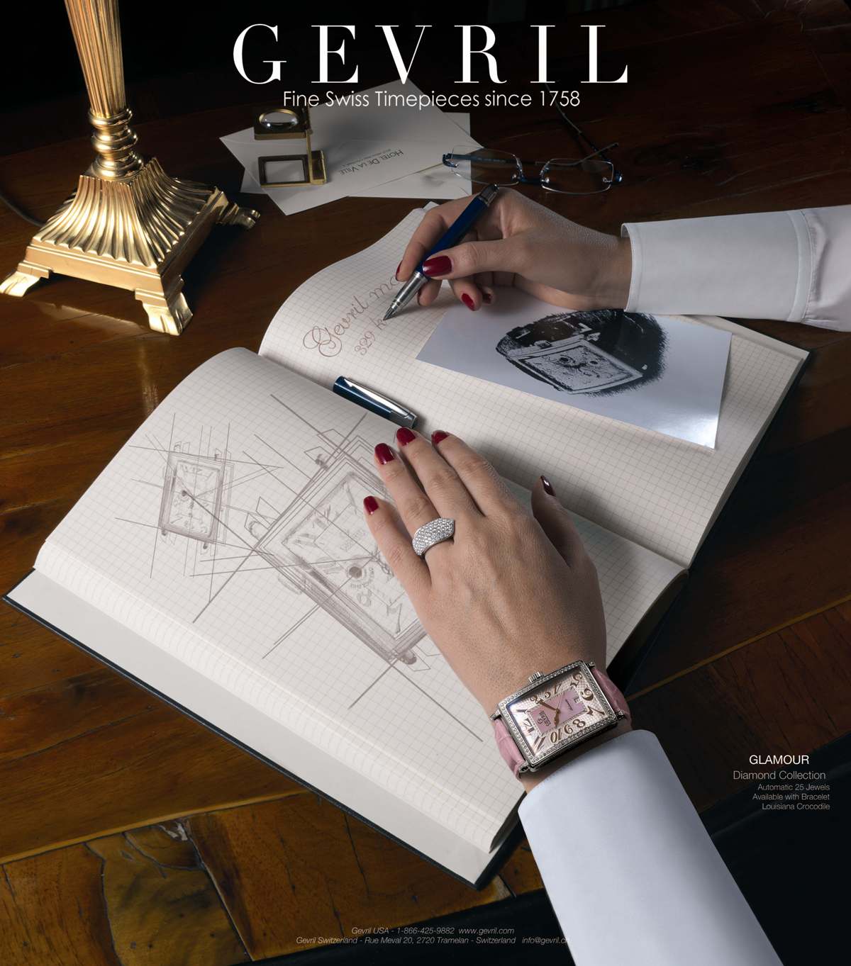 Invitation to the Gevril Watch Exhibit, March 8-14, 2012 at Baselworld 2012, Hall 1.1, Booth A-13